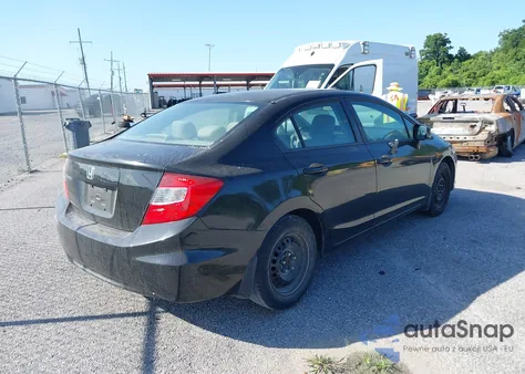 2012 Honda Civic Lx из США, поврежденный, VIN 2HGFB2F55CH608942